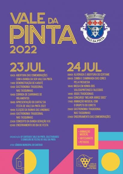 Comemora&ccedil;&otilde;es do Dia de Freguesia de Vale da Pinta e Elei&ccedil;&atilde;o da Rainha das Vindimas da Uni&atilde;o de Freguesias