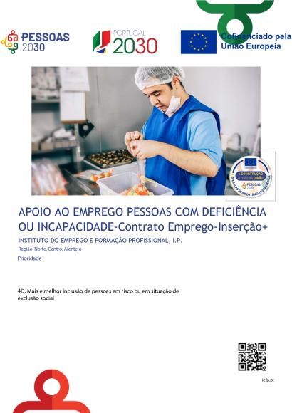 Oferta CEI + - Apoio ao Emprego para Pessoas com Defici&ecirc;ncia ou Incapacidade