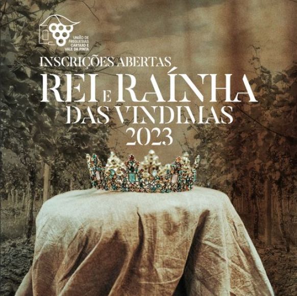 Abertura de Inscri&ccedil;&otilde;es para o Rei e Rainha das Vindimas da Uni&atilde;o das Freguesias do Cartaxo e Vale da Pinta