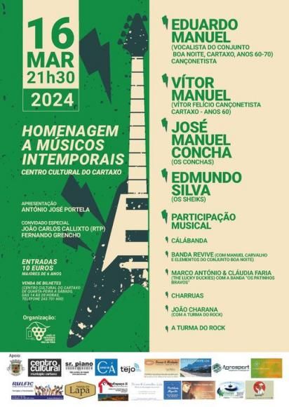 Homenagem a M&uacute;sicos Intemporais